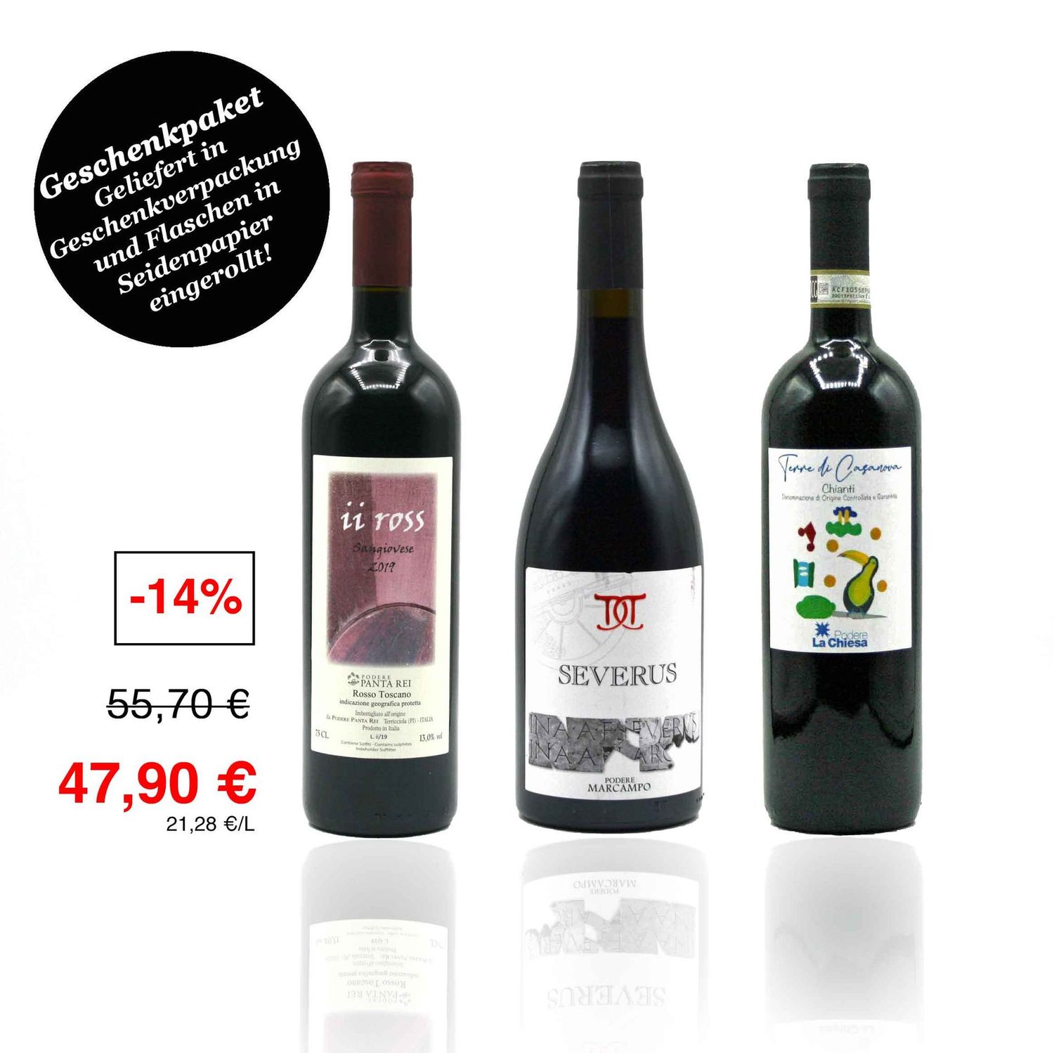 Sangiovese Rotwein Geschenkpaket Sangiovese Rotwein Geschenkpaket