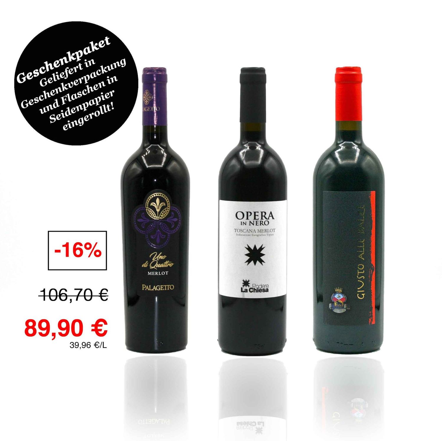 Merlot Rotwein Geschenkpaket Merlot Rotwein Geschenkpaket