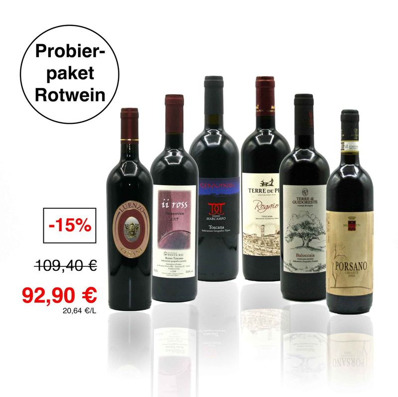 Rotwein Probierpaket Rotwein Probierpaket