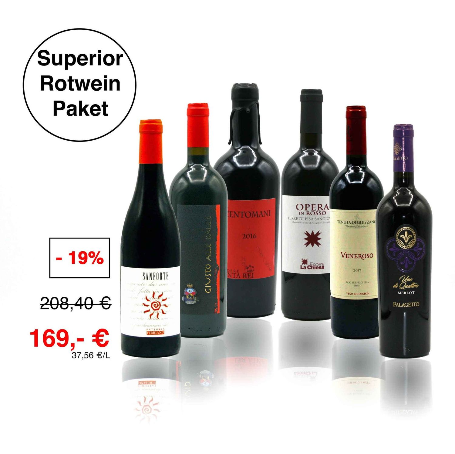 Superior-Rotwein Paket