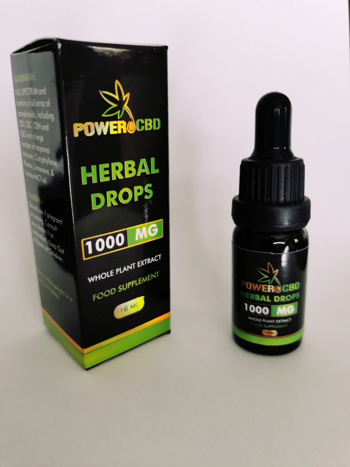 Power CBD oil 1000mg, 10ml or 30ml  (Advanced)