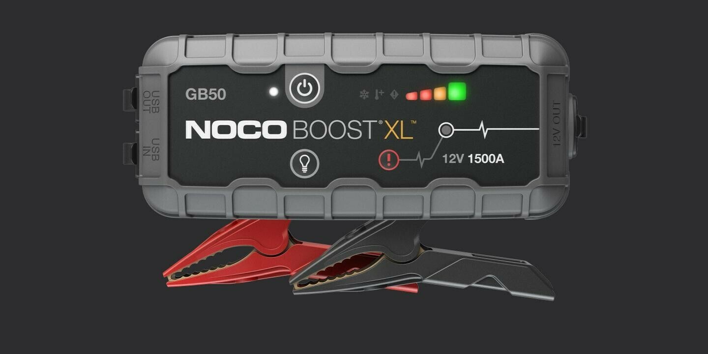 NOCO GB 50 Boost XL 1500 Amp UltraSafe Lithium Jump Starter (Free Delivery)
