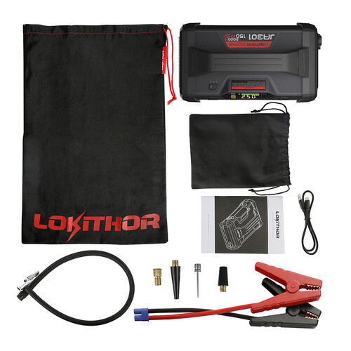 LOKITHOR JA302 Jump Starter with Air Compressor 2500Amp (free delivery)