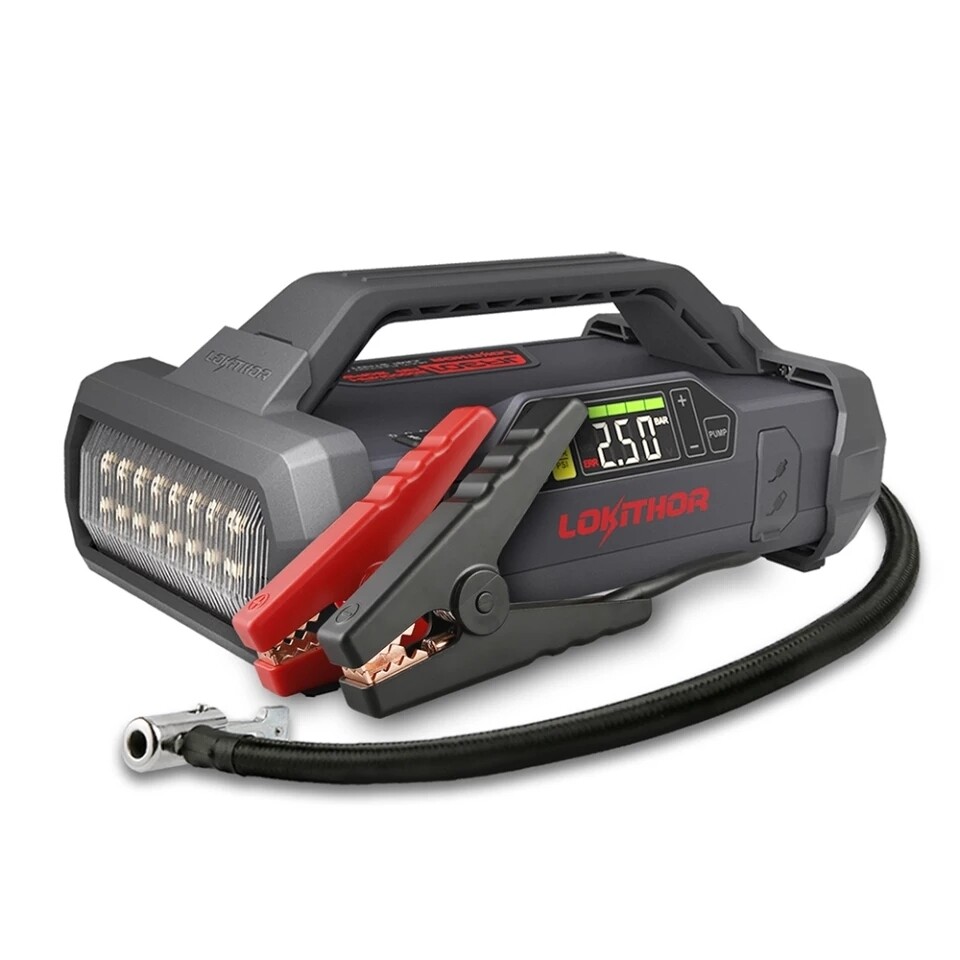 LOKITHOR JA302 Jump Starter with Air Compressor 2500Amp (free delivery)