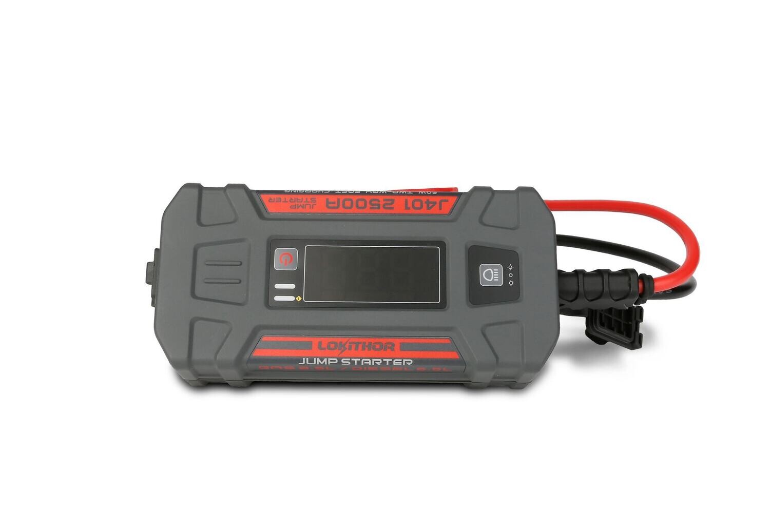 Lokithor-J401 2500 Amp  Jump Starter/Power Bank 100W Two-Way Fast Charge USB type C/LED light (Free Delivery)