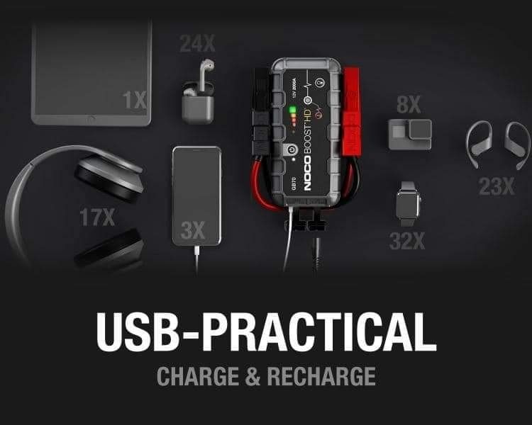 GB70  2000A 12V Boost HD UltraSafe Jump Starter