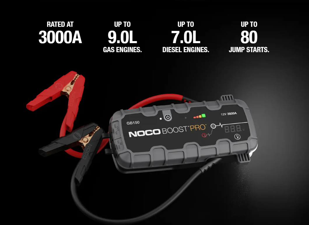 GB150 3000A 12V Boost PRO UltraSafe Jump Starter (Free delivery)
