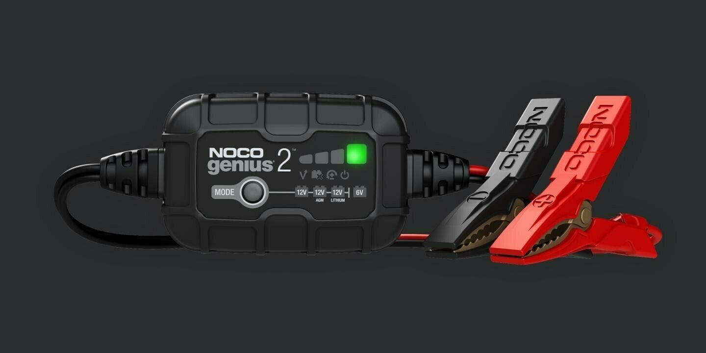GENIUS2  6V/12V 2A Smart Battery Charger