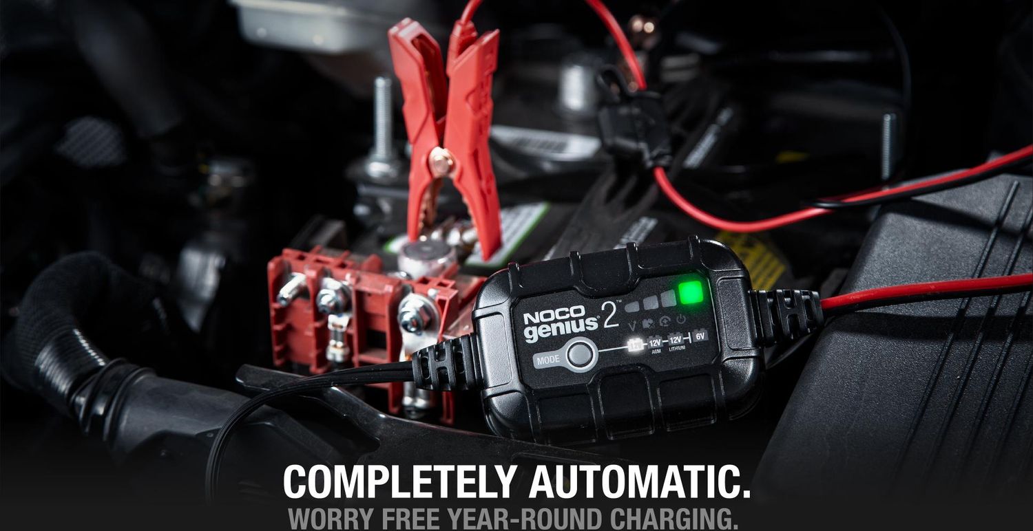 GENIUS2  6V/12V 2A Smart Battery Charger