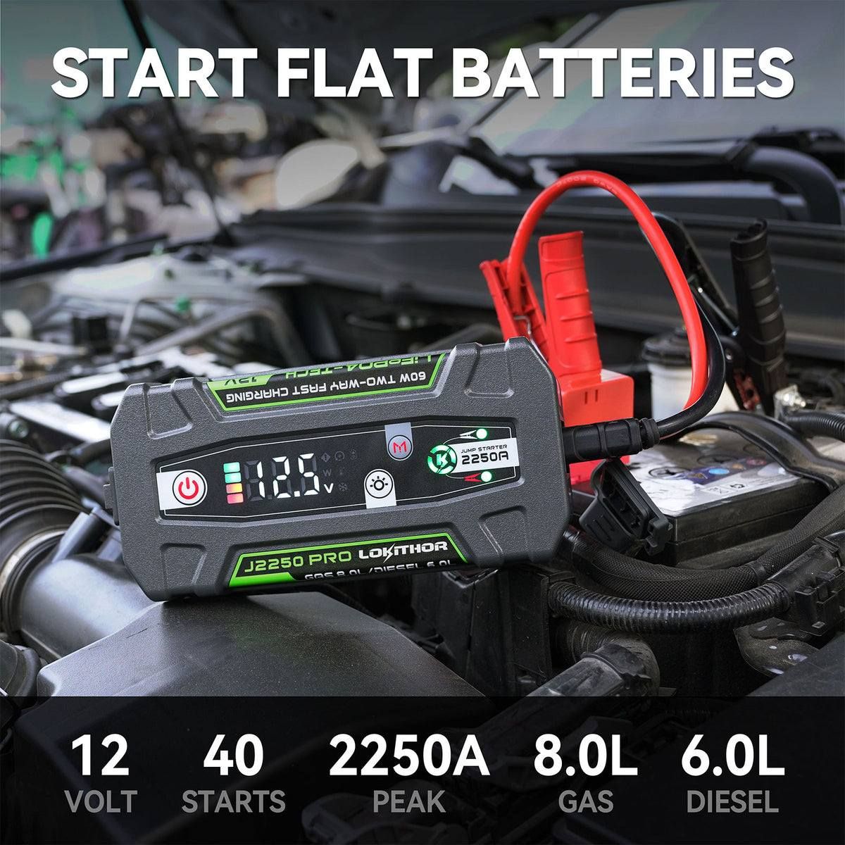 LOKITHOR J2250 PRO Jump Starter 2250Amp with 2000 Cycle Life (Free Delivery)