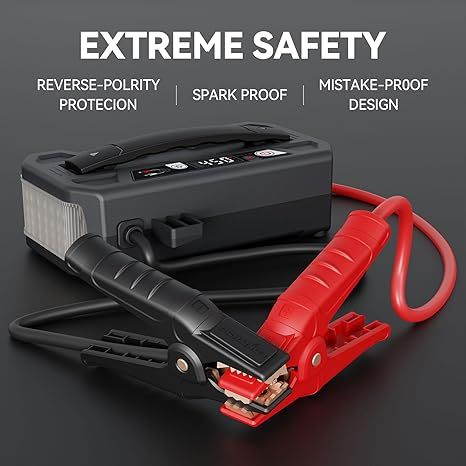J3250 PRO Jump Starter with ConnectMax, 3250A LiFePO4 Car Starter Battery for 9.5L Gas and 7.5L Diesel Engines, Jump Pack with 100W Two-Way Fast Charging, Super-Safe and 2000 Cycle Life