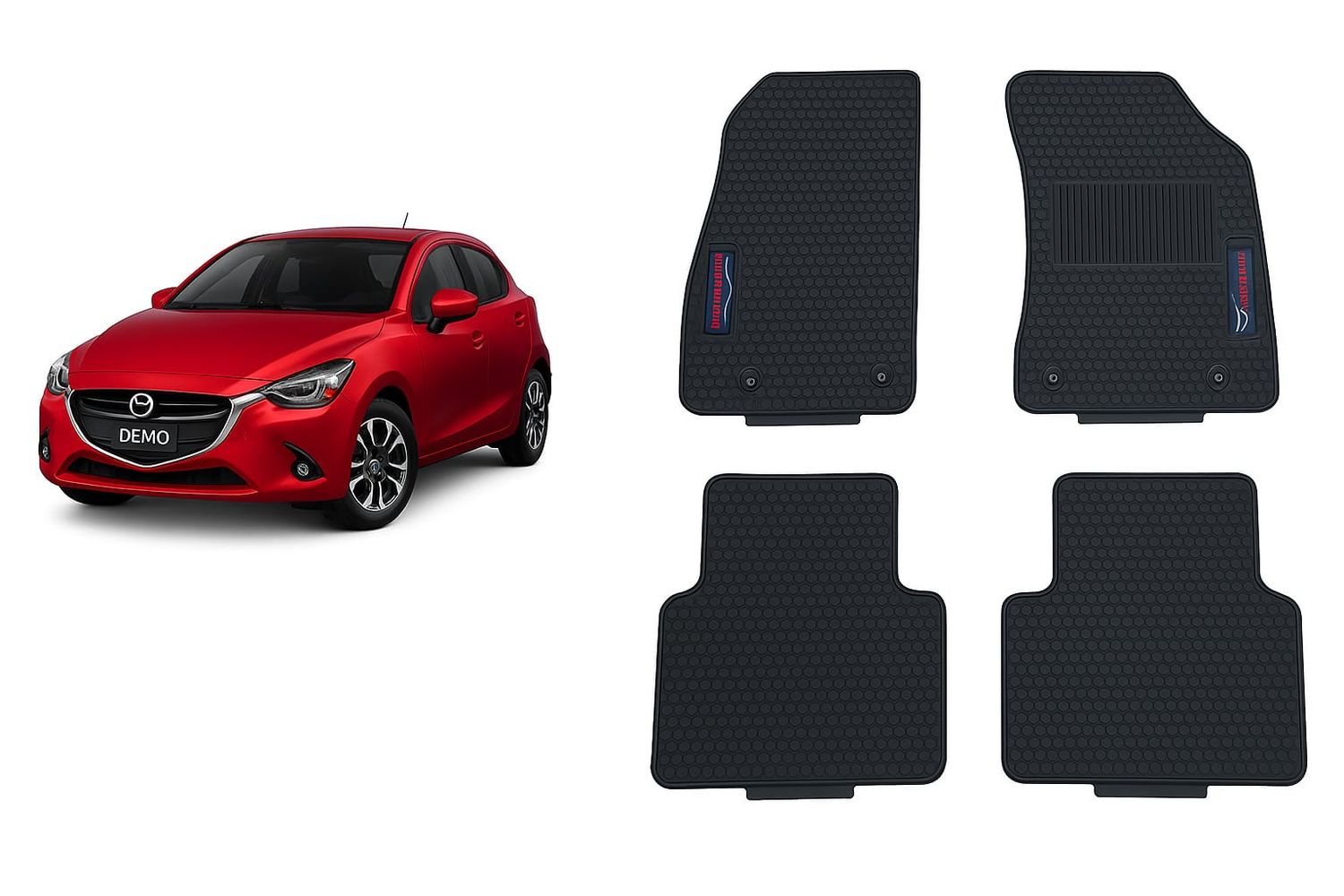 Mazda Demio/2 Custom Made Rubber Floor Mats