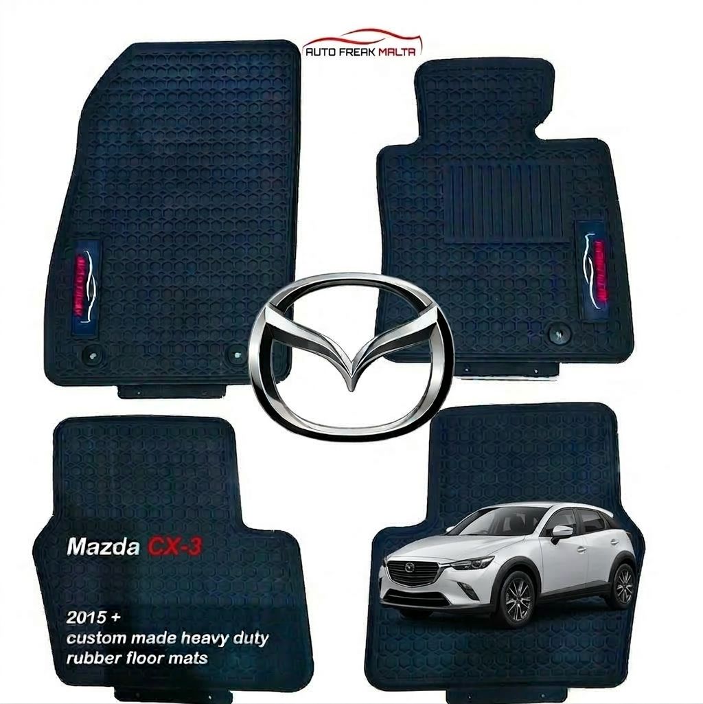 Mazda CX-3 Custom Made Rubber Floor mats.