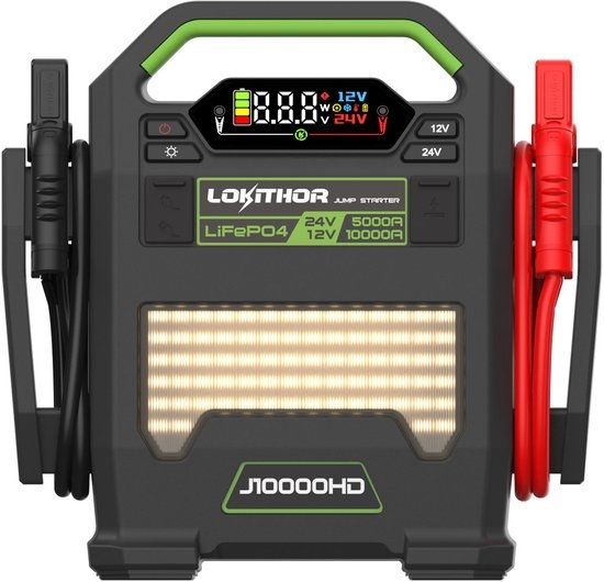 LOKITHOR J10000HD 12V 10000 Amp and 24V 5000 Amp Jump Starter