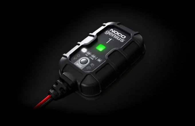 GENIUS1 6V/12V 1A Smart Battery Charger 1-Amp Battery Charger Battery Maintainer + Battery Desulfator
