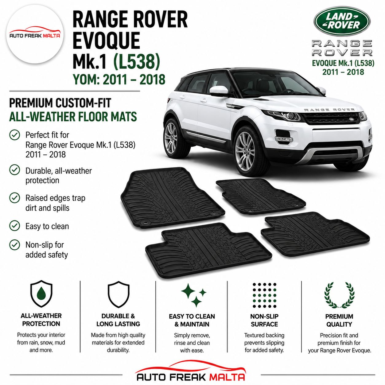 RANGE ROVER: Evoque (2011+)