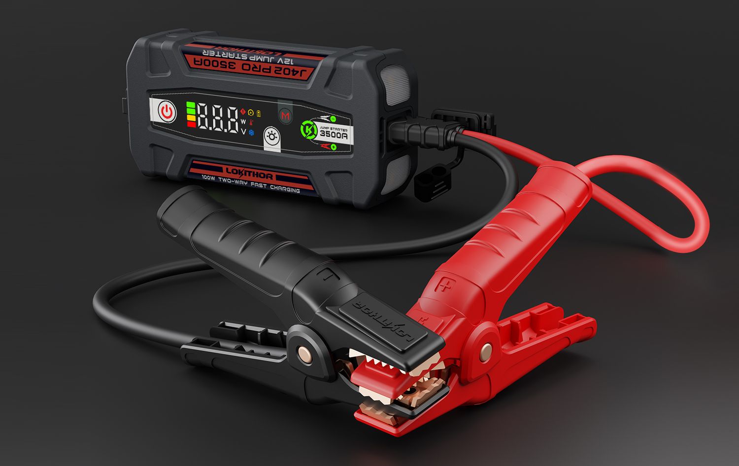 J402 PRO Jump Starter with Fast Charge