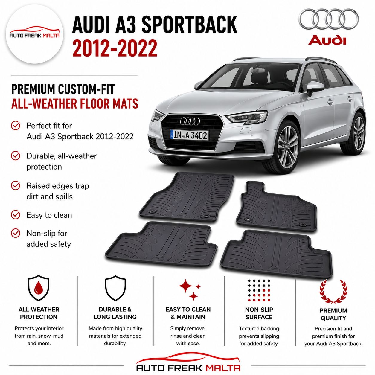 Audi A3 Sportback 2012-2020
