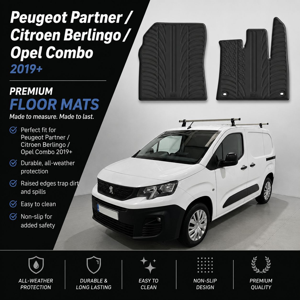 Peugeot Partner/Citroen Berlingo/Opel Combo 2019+