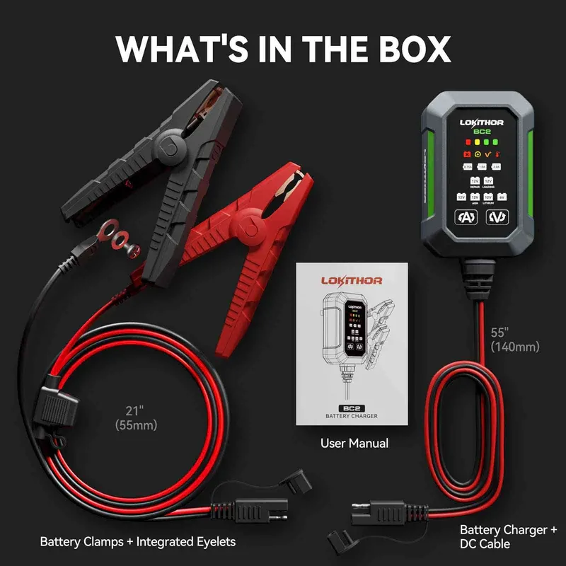 LOKITHOR BC2 Smart Battery Charger &amp; Battery Repair System