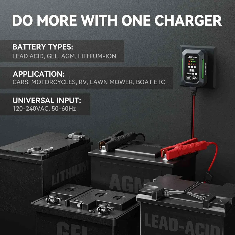 LOKITHOR BC2 Smart Battery Charger &amp; Battery Repair System