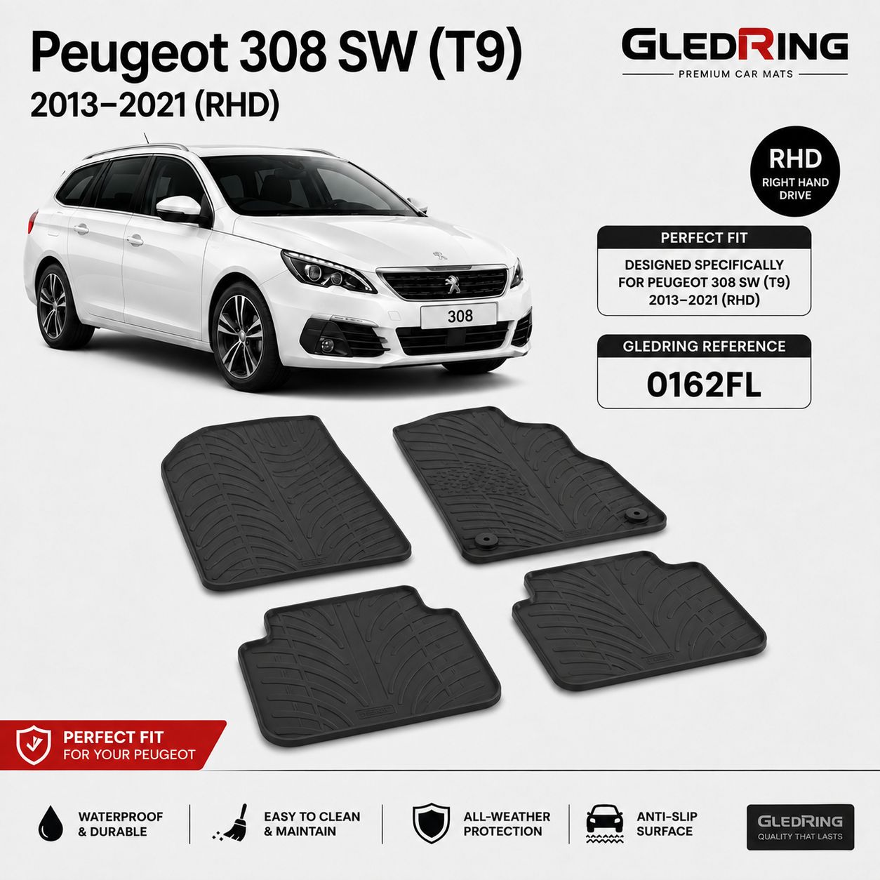 Peugeot 308 (T9)  SW 2013–2021 (RHD)