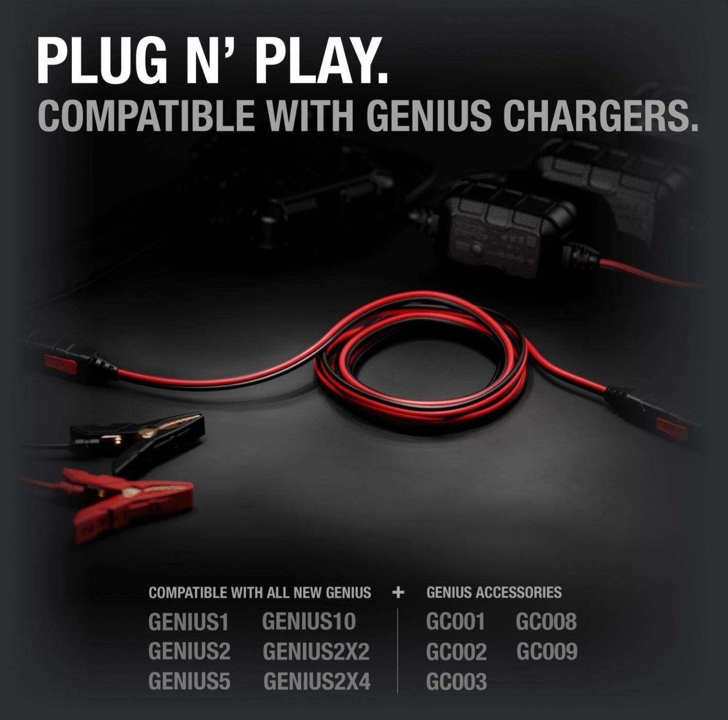 GC004 10-Foot Extension Cable for Genius chargers
