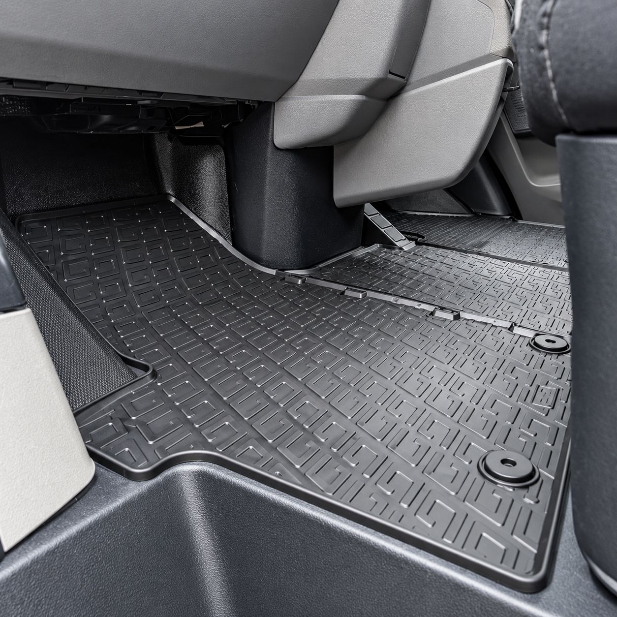 Gledring RHD 0291 Ford Transit Custom V710 Rubber Floor Mats 2024+ – Manual – 3pc