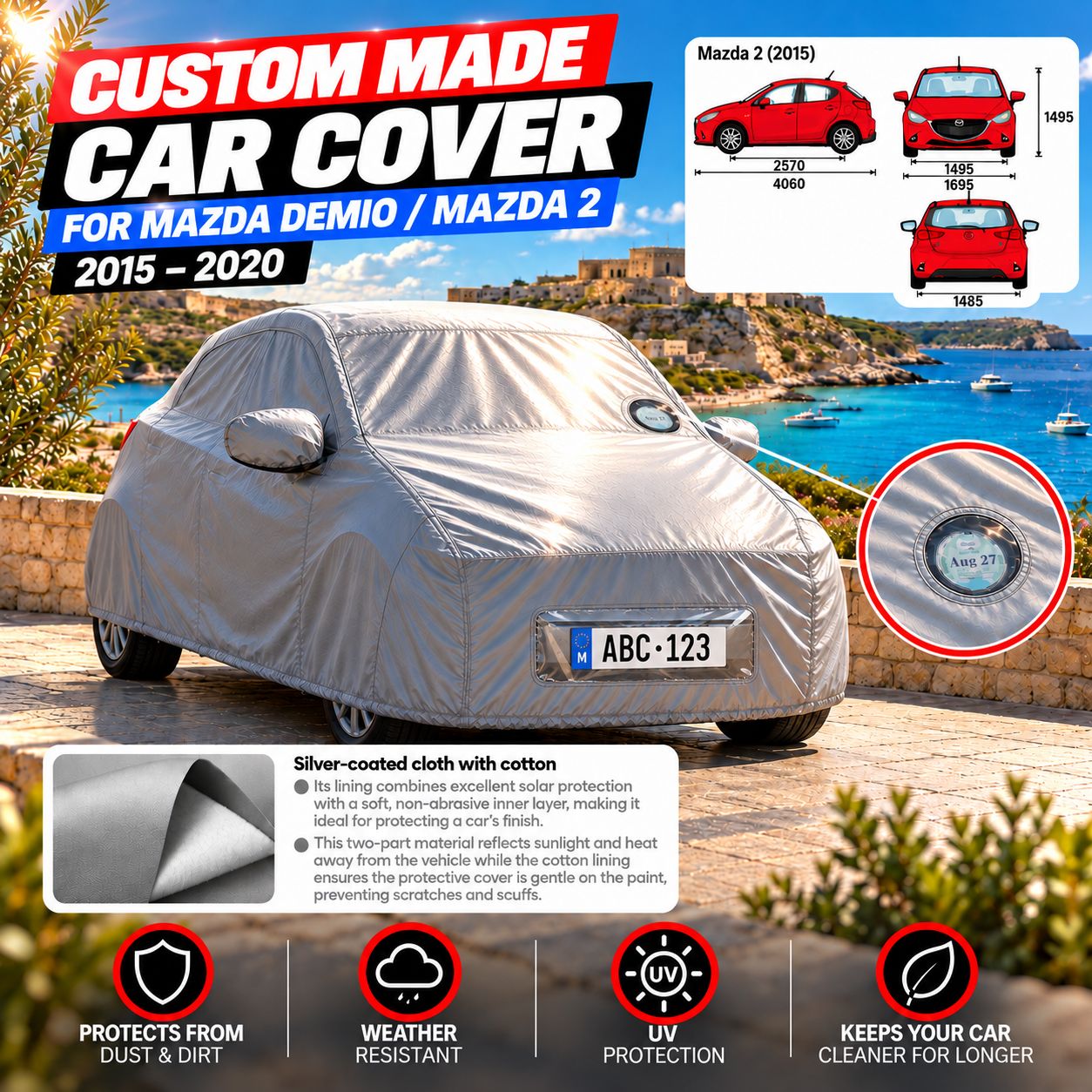 Mazda Demio High quality car cover