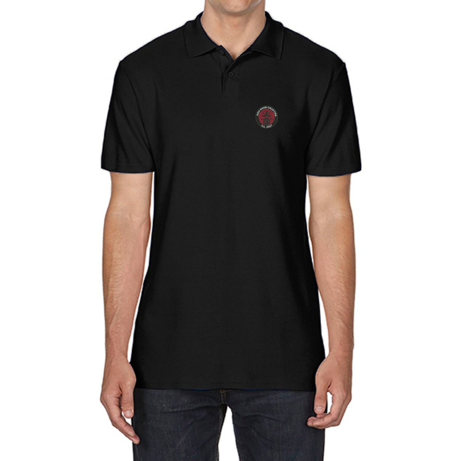 Red Rose Chapter Double Piqué Polo Shirt