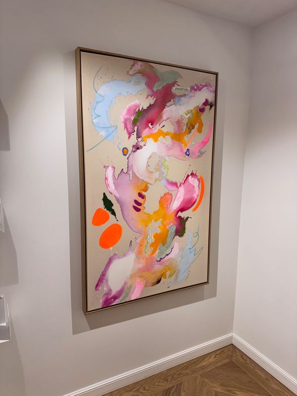 Unikat "shine for me"  80x130 cm