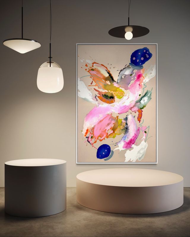 Unikat "happiness"  80x120 cm