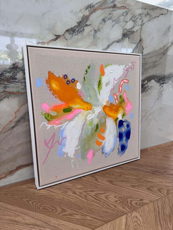 Unikat "the power of love" 60x60 cm