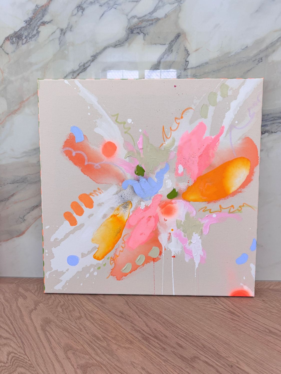 Unikat "Cirque" #8 60x60 cm