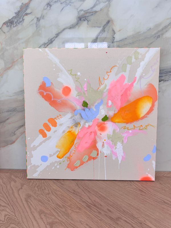 Unikat "Cirque" #8 60x60 cm