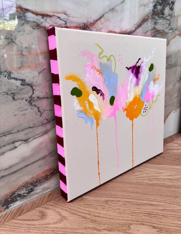 Unikat "Cirque"#10 40x40 cm