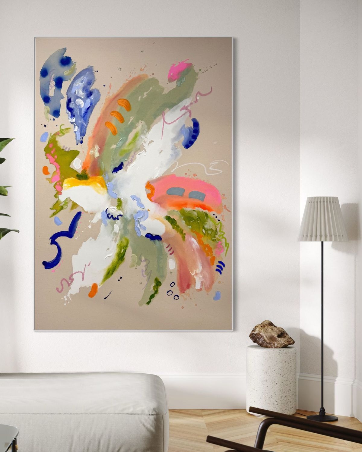 Acrylbild "moon light" 80x120 cm