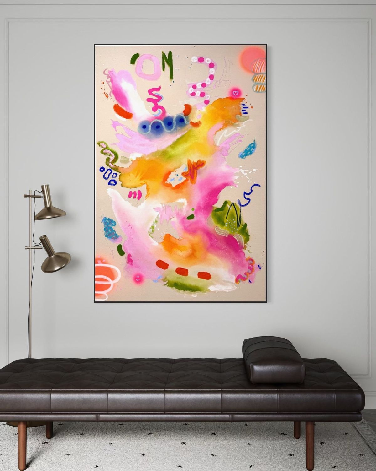 Acrylbild "a new chapter begins"  80x120 cm
