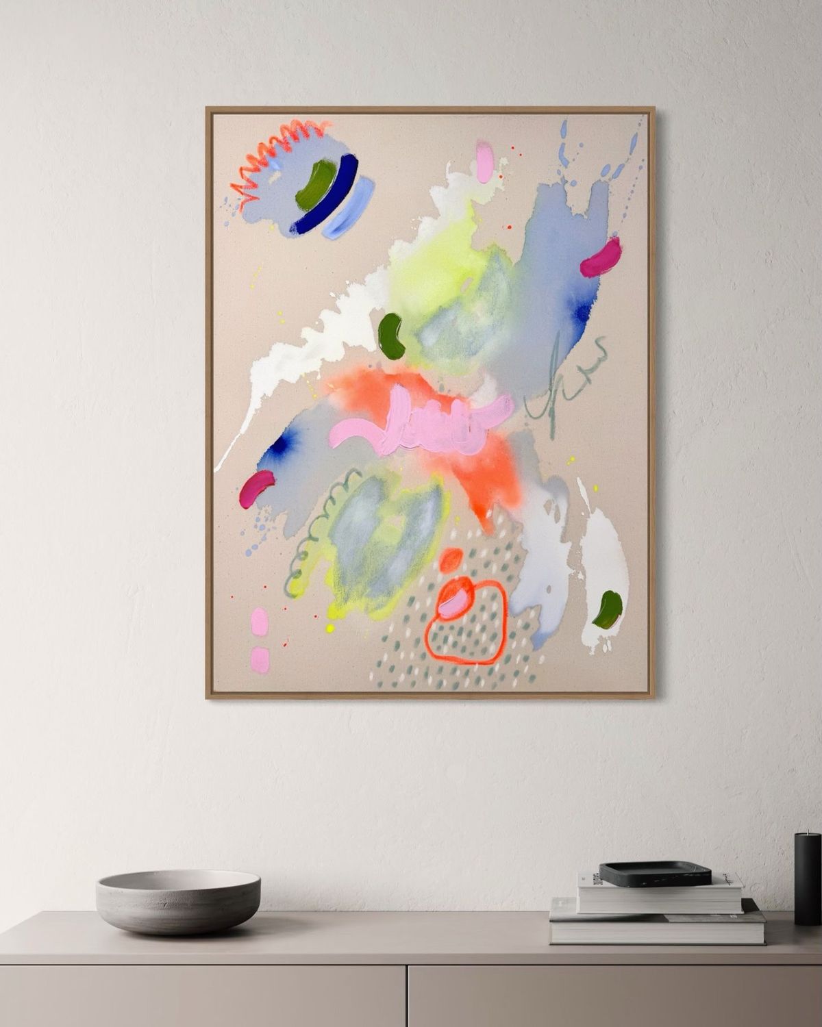 Unikat "Spielplatz  60x80 cm