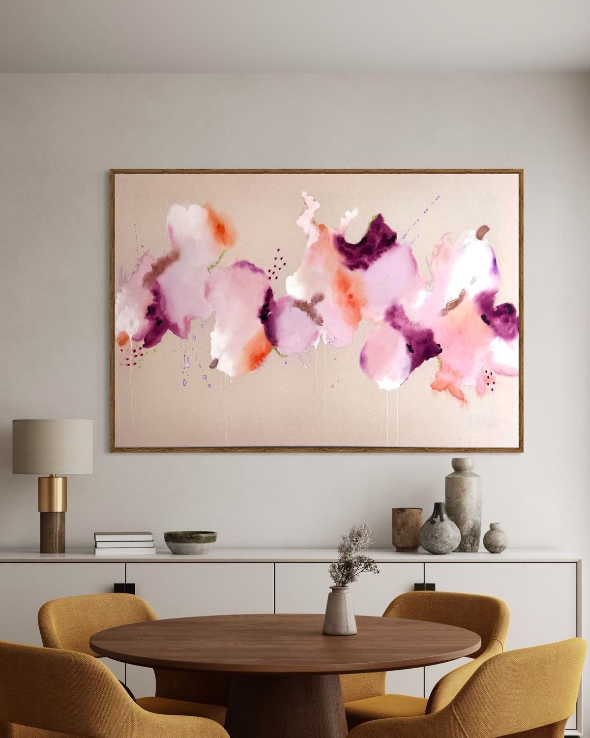 Acrylbild "purple sky"  80x120 cm