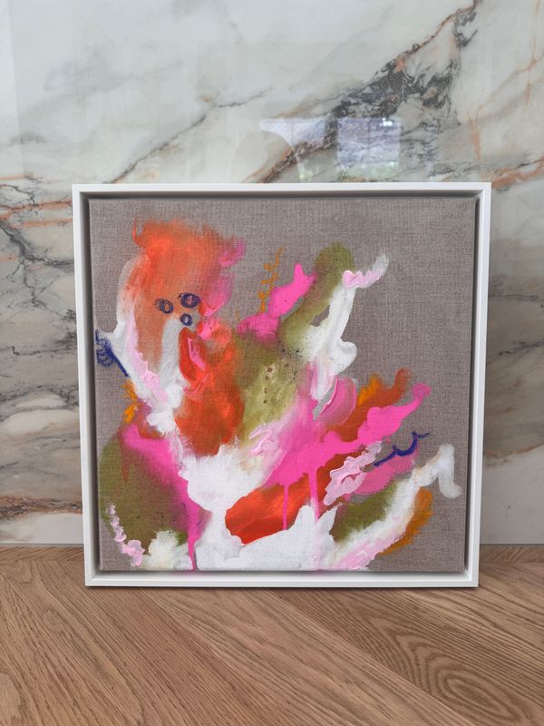 Acrylbild Acrylbild "Summer flower" 40x40 cm