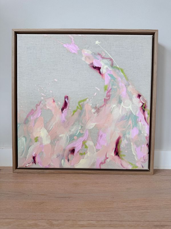 Unikat Unikat "Blumenbeet" #1 40x40 cm