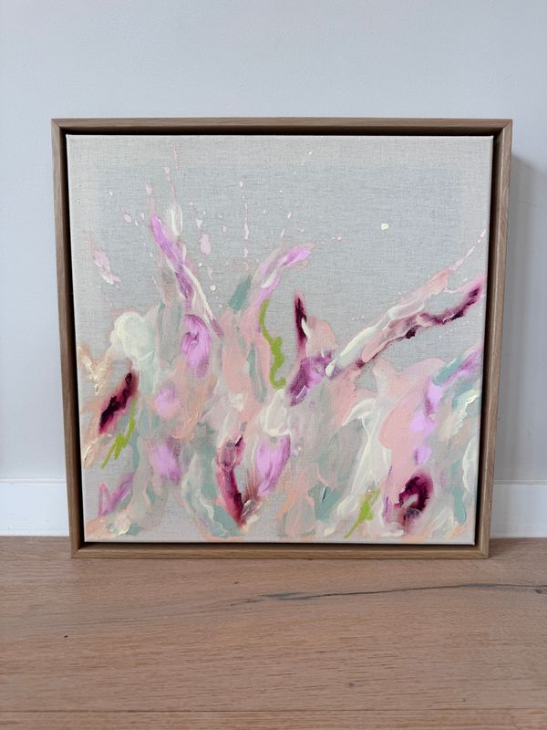 Unikat Unikat "Blumenbeet" #2 40x40 cm