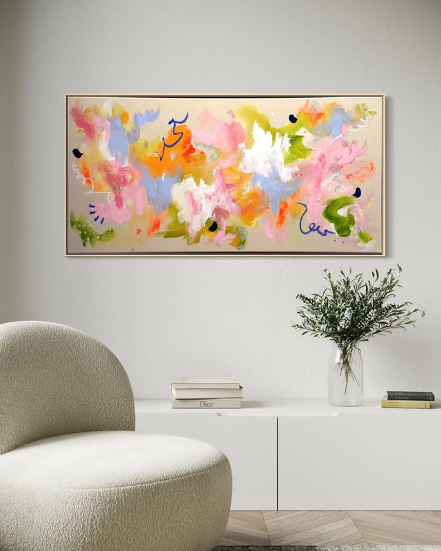 Acrylbild Acrylbild "dance with me" 50x100cm