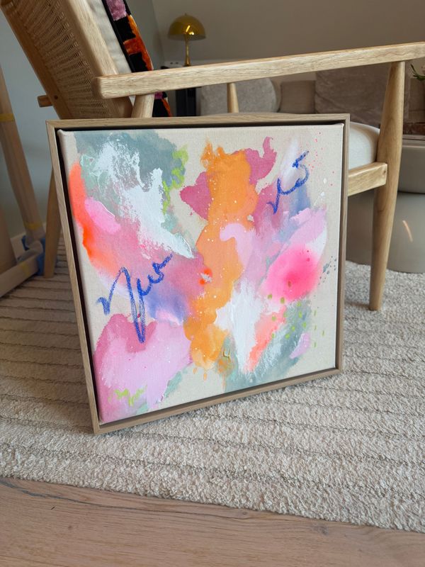 Unikat "freshly in love" 40x40 cm