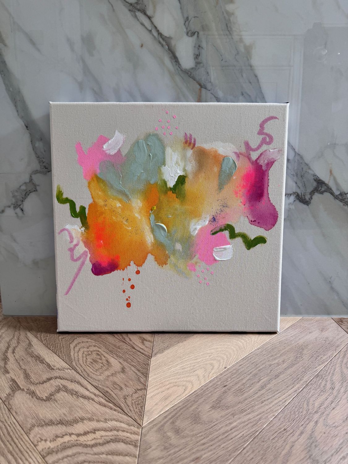 Unikat "Cirque" #10 40x40 cm