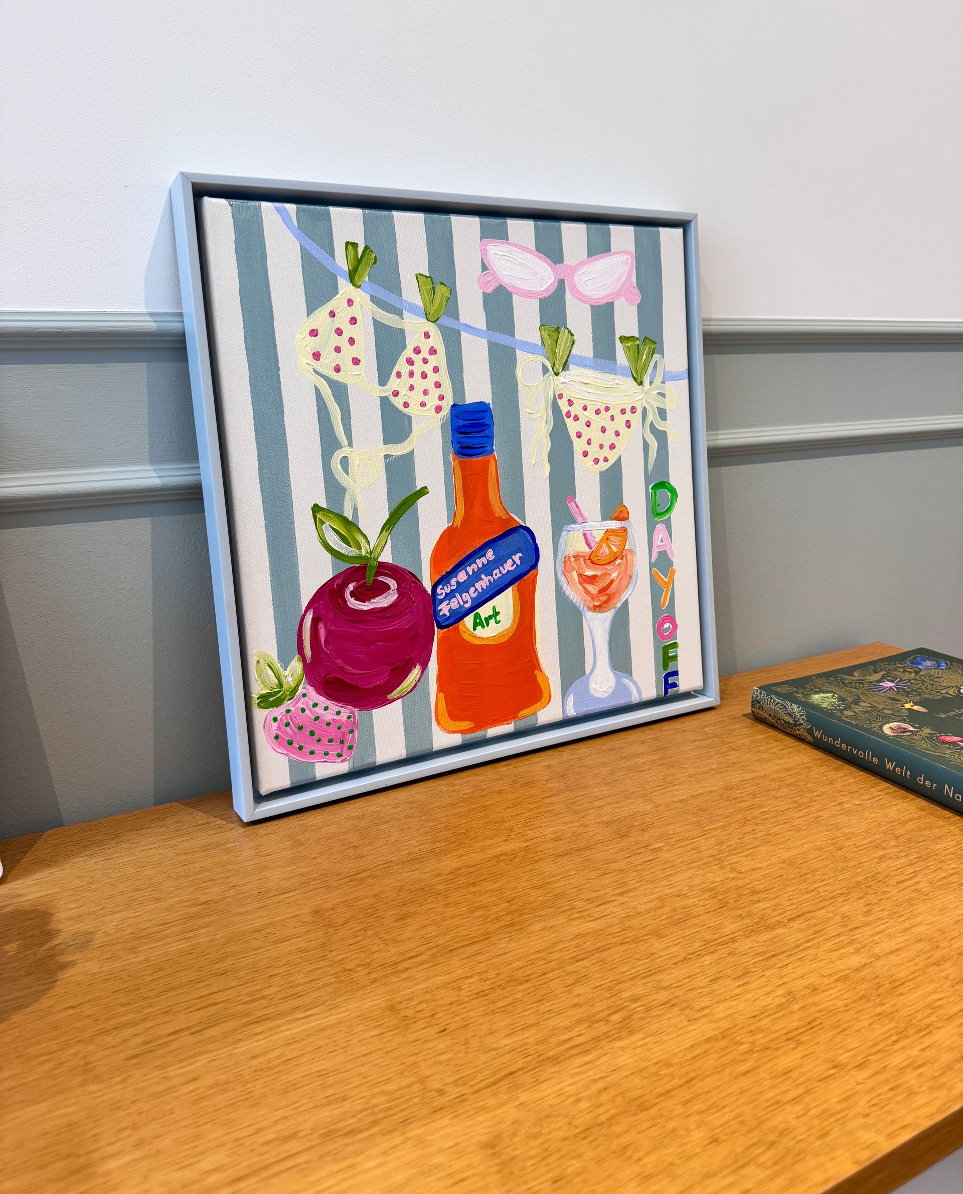 Acrylbild Day off 40x40 cm