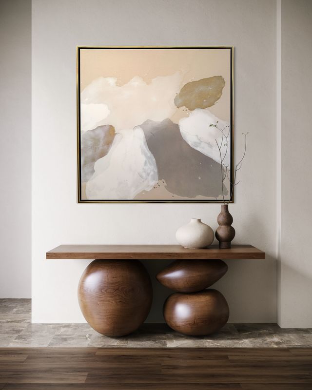 Acrylbild "soft Landscape" 100x100 cm