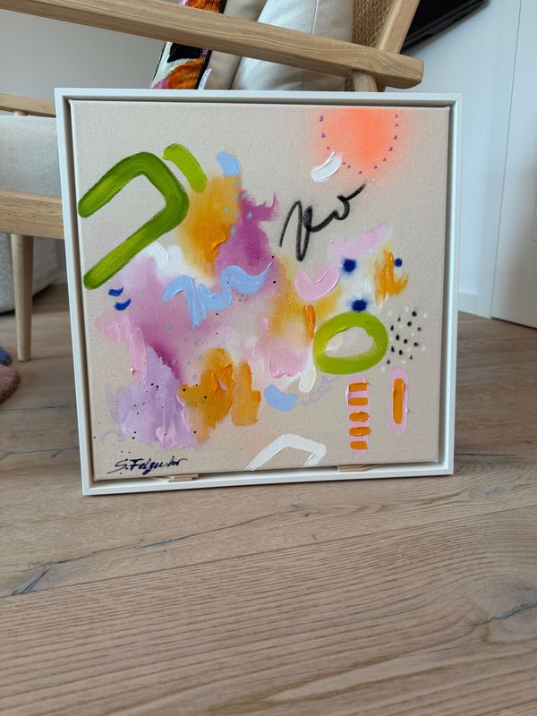 Acrylbild Acrylbild "Dream big" 40x40 cm