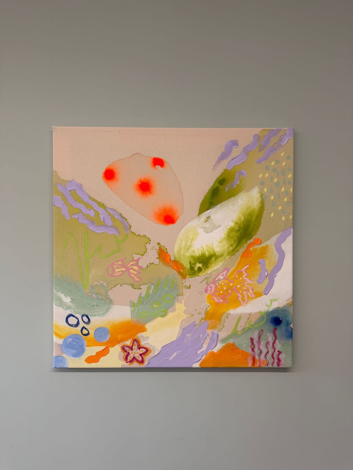 Acrylbild Acrylbild "Atlantis" 60x60 cm